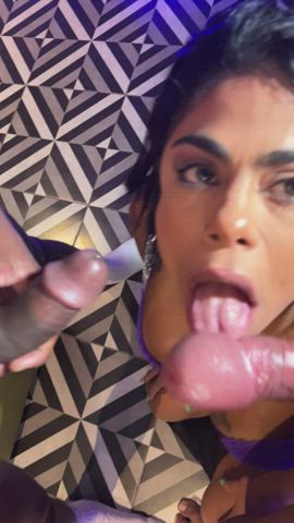 Do you think I can fit both in my mouth : video clip