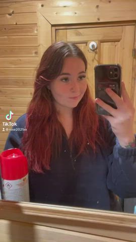 I am the shy girl at college in baggy Ts but little do they know… : video clip
