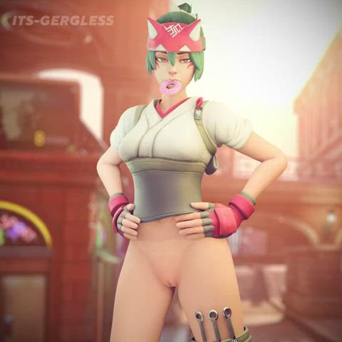 Kiriko, (its-gergless) [Overwatch] : video clip