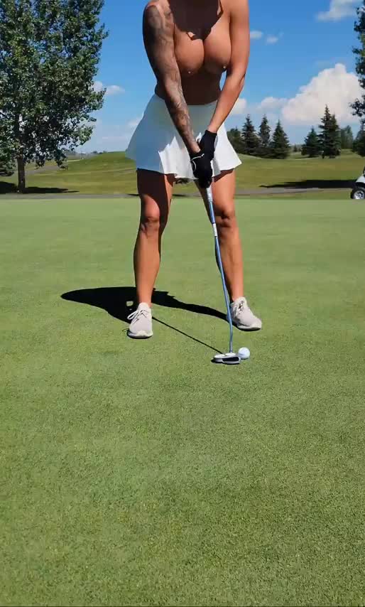Lost the bet so I'm putting topless quick before the Marshall comes around [gif] : video clip