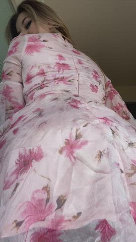 Would you lift up my dress and fuck my ass in a public place… : video clip