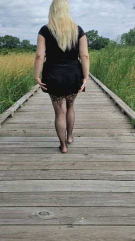 Walking my favorite path while plugged was fun : video clip