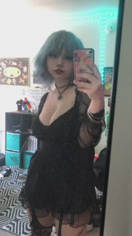 Triggered by big tiddy goth tktokers fuckkk : video clip