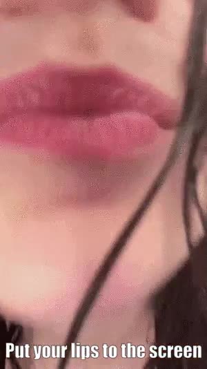 Put your lips to the screen... : video clip