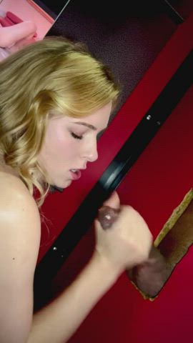 Amateur BBC Big Dick Couple Cuckold Cum Glory Hole Hotwife Real Couple Porn GIF by dirtydestixo : video clip