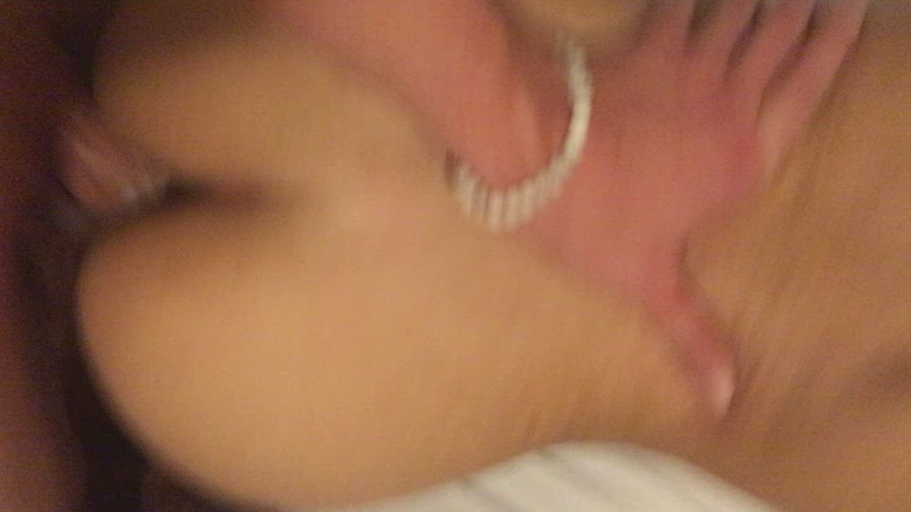 My bull really pumped that cum in my face, big cock and a big load turns me on so bad.. : video clip