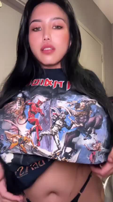 Hope you guys can appreciate my asian funbags :) : video clip