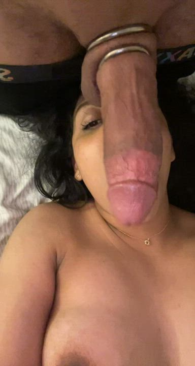 Thickest dick I suckd it was bigger than my head & hubby was keepin me so wet 🥰😋 : video clip