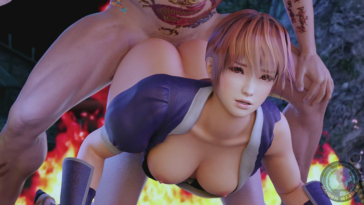 Preview of upcoming Kasumi "Kunoichi Gaiden Chapter 2" animation (Maiden Masher) [Dead or Alive] : video clip