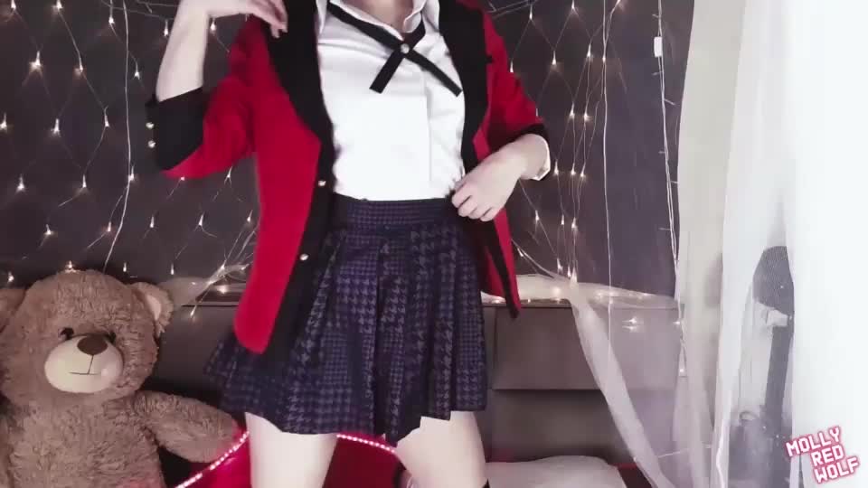 Fulfills The Wishes Of The Owner. Cosplay Ririka Momobami From Mollyredwolf :3 : video clip