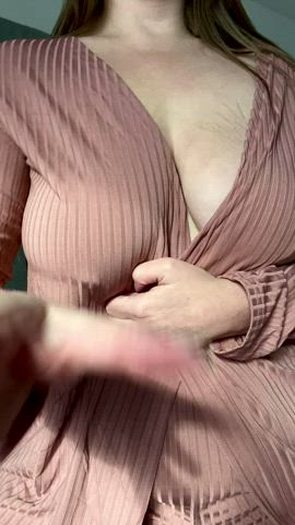 My big tits are so fun to play with. You should try it sometime! : video clip