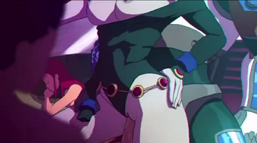 Teen Titans Foursome [QueenComplex] (Teen Titans) : video clip