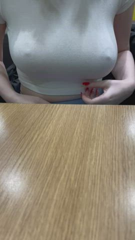 Just a horny teen at McDonald’s [GIF] f19 : video clip