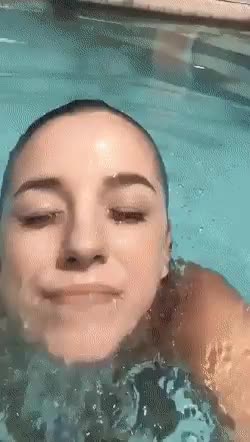 Follow my Insta or follow me in the Pool 😛 : video clip