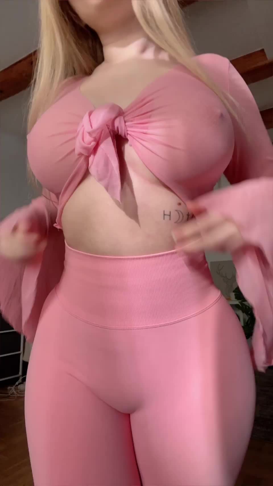 Would you pick up this busty slut to use as your fuckdoll? : video clip