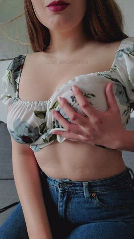 Why wear a bra if you have tits like this : video clip