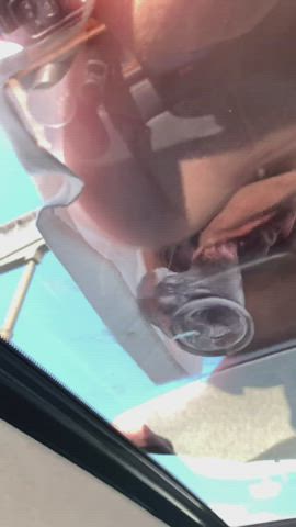 do you like seeing my pussy thru the glass? : video clip
