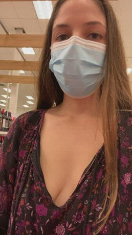 Masks might be mandatory but bras aren't : video clip