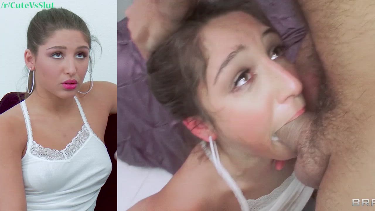 Abella Danger: Cute -> throated -> analyzed -> facialized : video clip