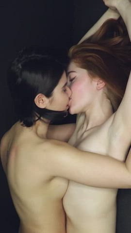 just passionate lesbian kissing. there is nothing more and no need to be. : video clip