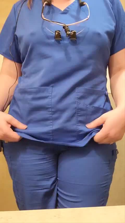 Titty drop before or after you get your teeth cleaned? : video clip