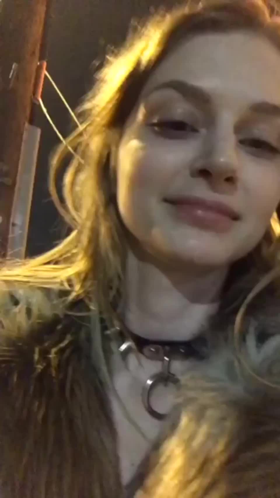 Hot Blonde Revealing in Public and Those Tits Are Wow : video clip