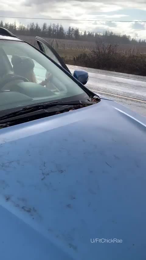 On my way home after playing in the snow naked [gif] : video clip