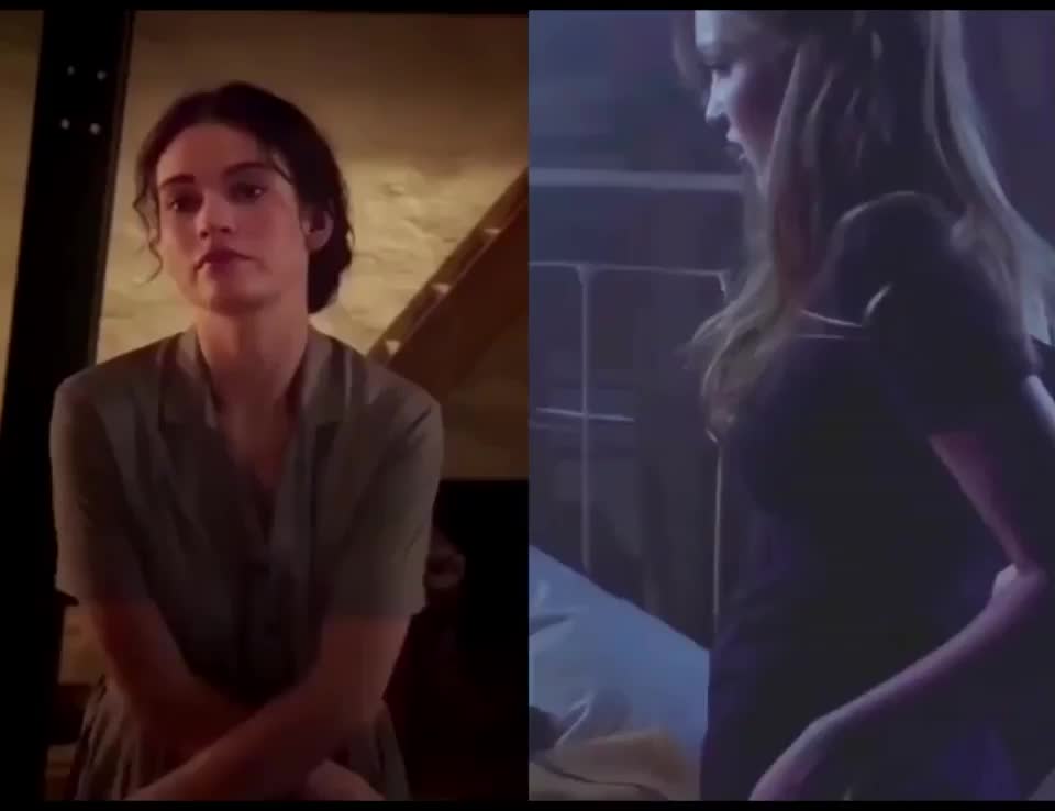 Lily James vs Lili Simmons : video clip