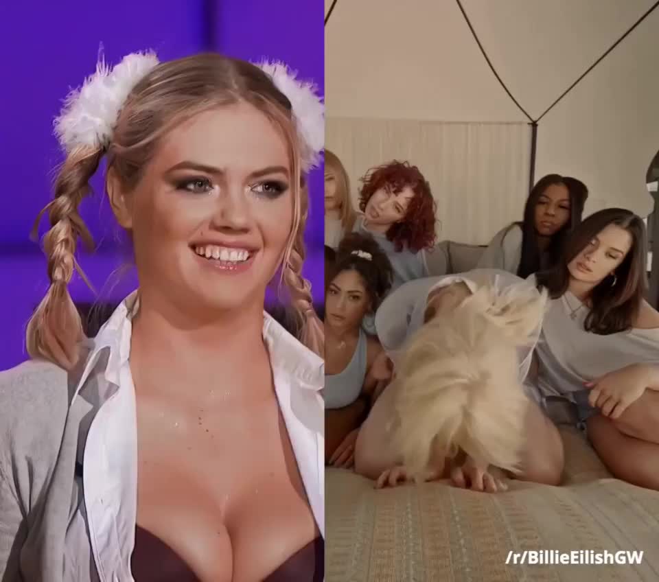 Blonde and Big Tits, who would you pick? Kate Upton vs Billie Eilish : video clip