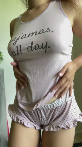 Pajamas, all day. Your cock, all night. [oc][f] : video clip