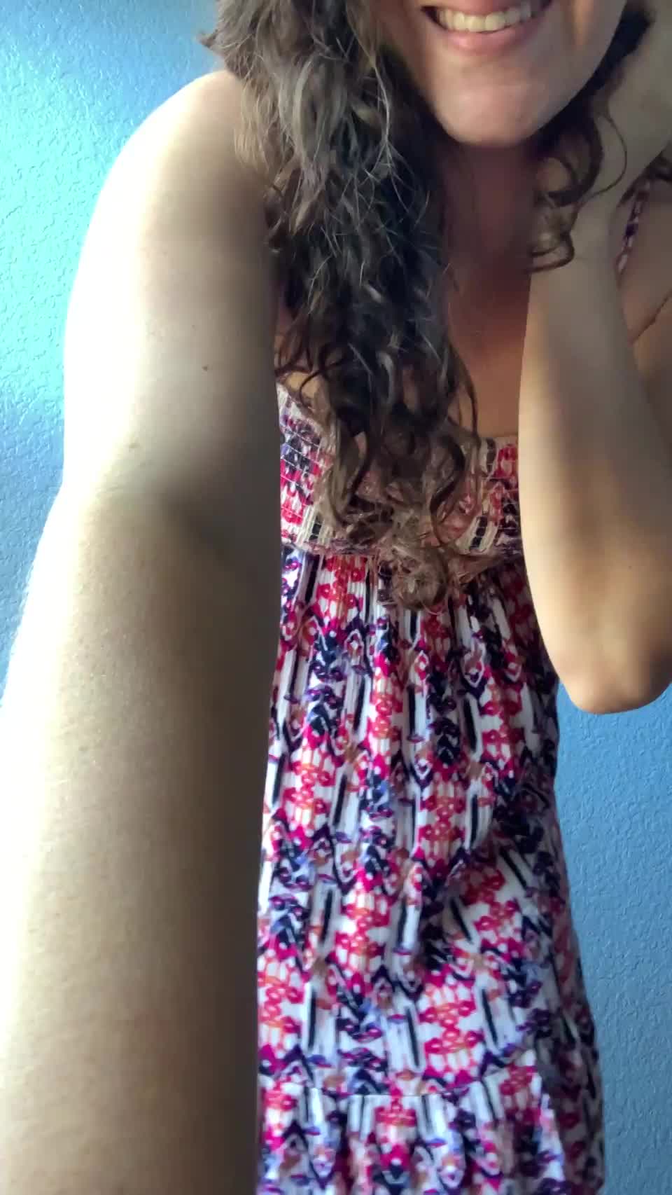 I think sundresses are best with nothing underneath : video clip