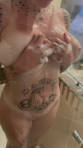 My soapy shower tits : video clip