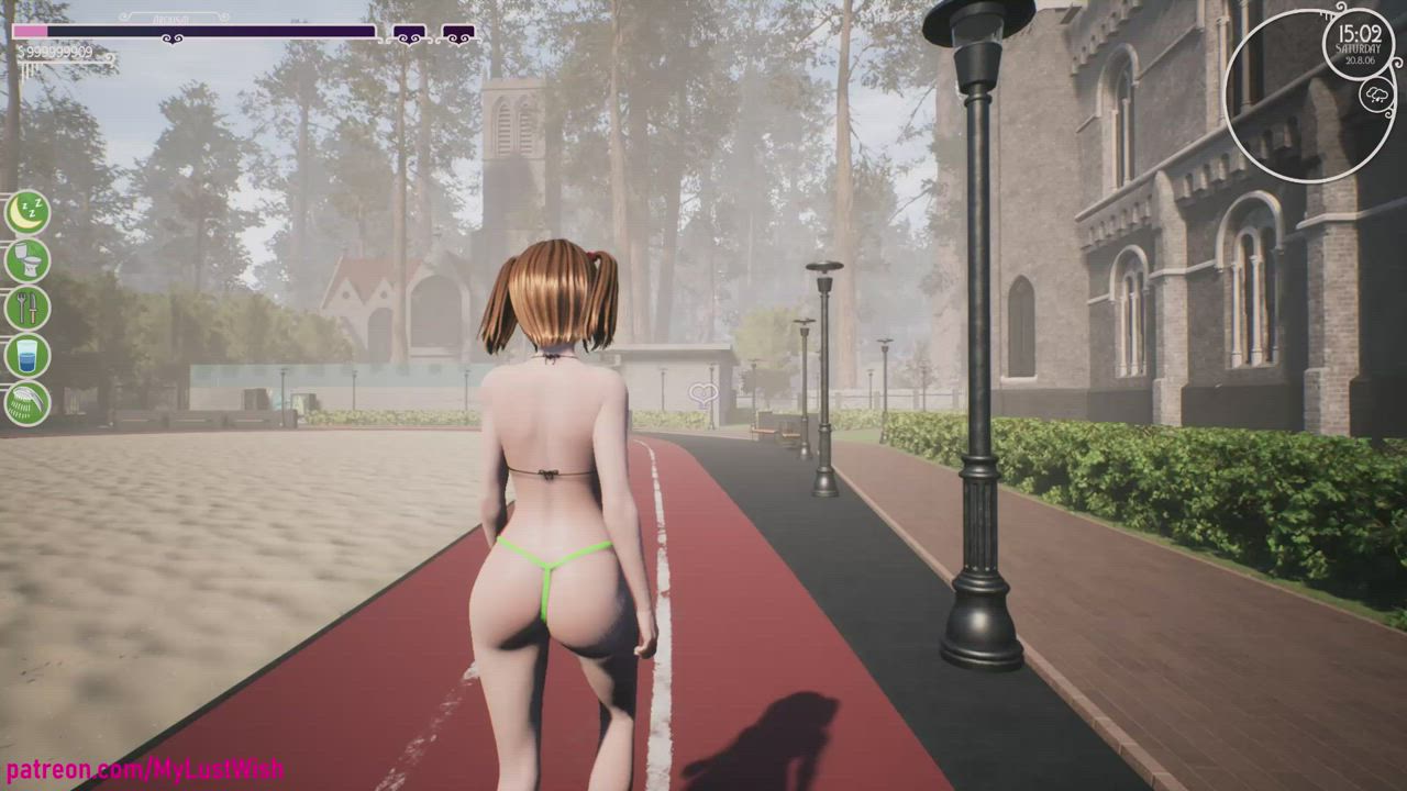 My Lust Wish - Afternoon Run in Lingerie (in-game) : video clip