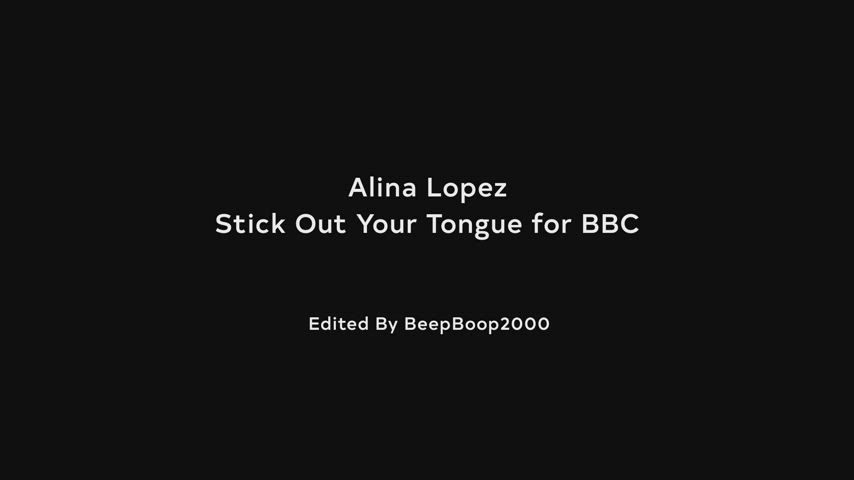Alina Lopez - Stick out your tongue for BBC (full in comments) : video clip