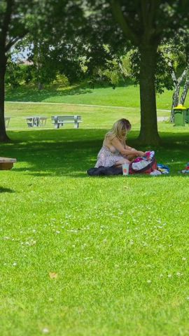 I was just changing bikinis at a public park : video clip
