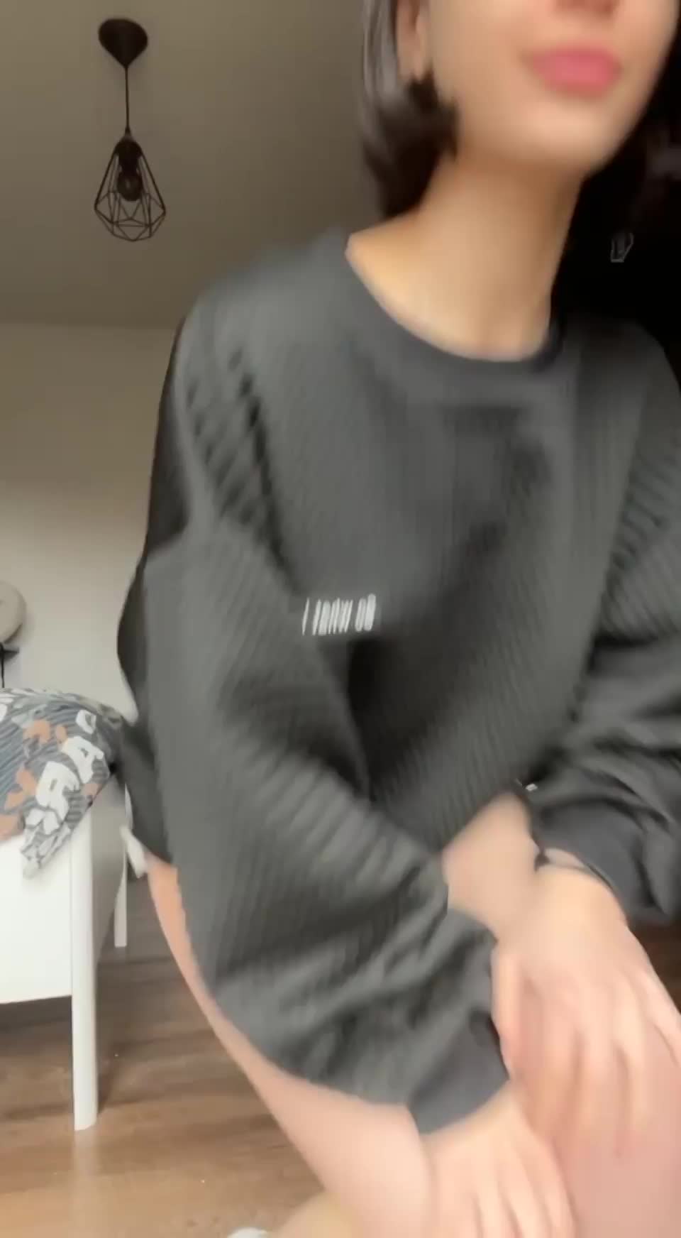 Should I bend over for daddy and wait a good spank? : video clip