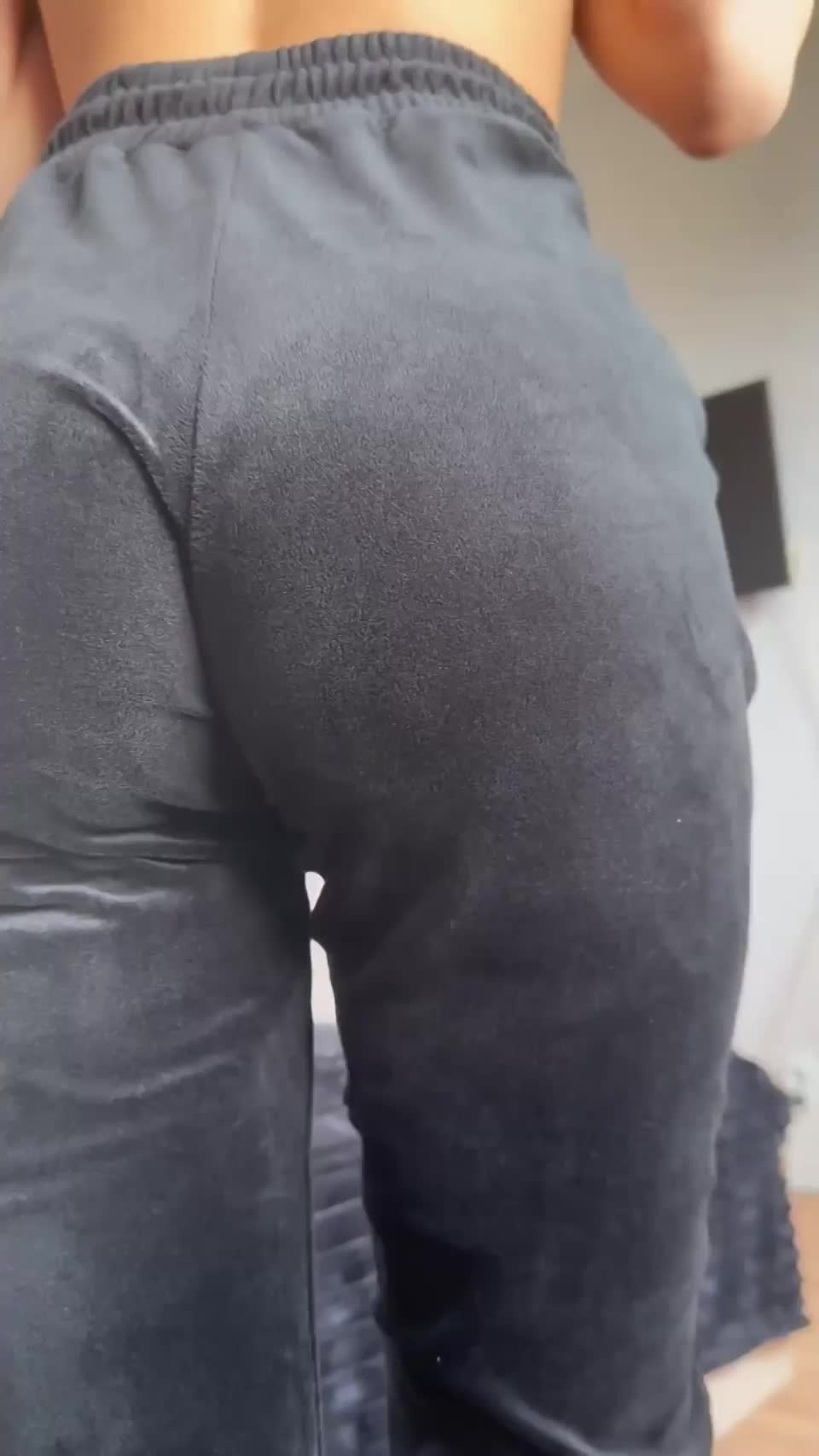 Just with the thought of gooning together my pants fell off : video clip