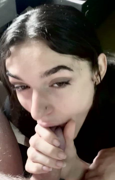 Have perma-bedroom eyes is a blessing for making guys cum ❄️ : video clip