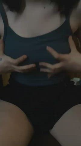 my big fat tits are begging for cum : video clip
