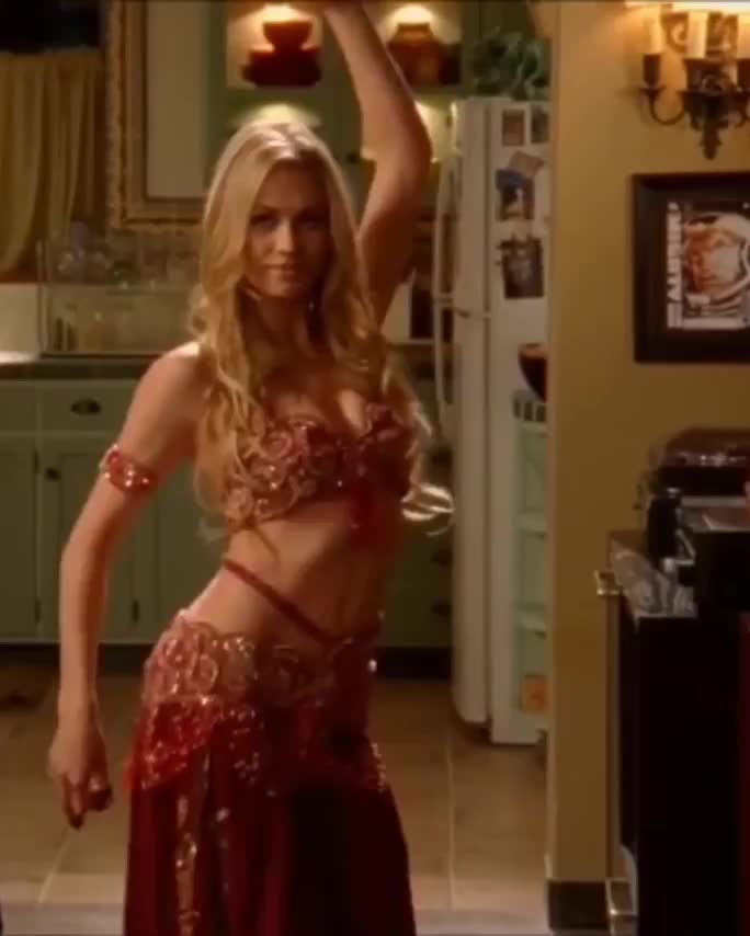 Yvonne Strahovski Belly Dancing