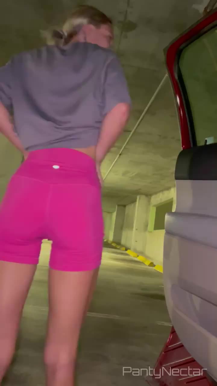 Would you finger my ass in a parking garage? : video clip