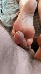 Foot Fetish Footjob Real Couple Porn GIF by draeger200 : video clip