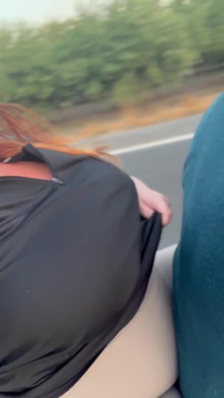 Taking my titties on the road : video clip