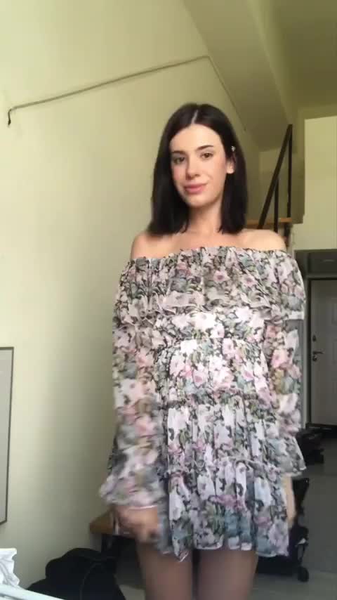 would you fuck a 19y.o girl like me raw? : video clip